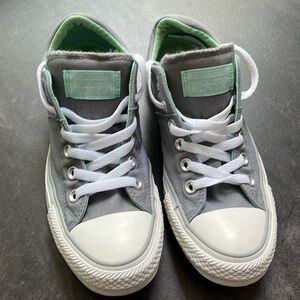 Converse All-Star, gray and white shoes
